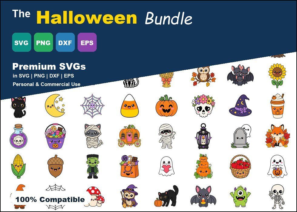 Cutie SVG bundle preview