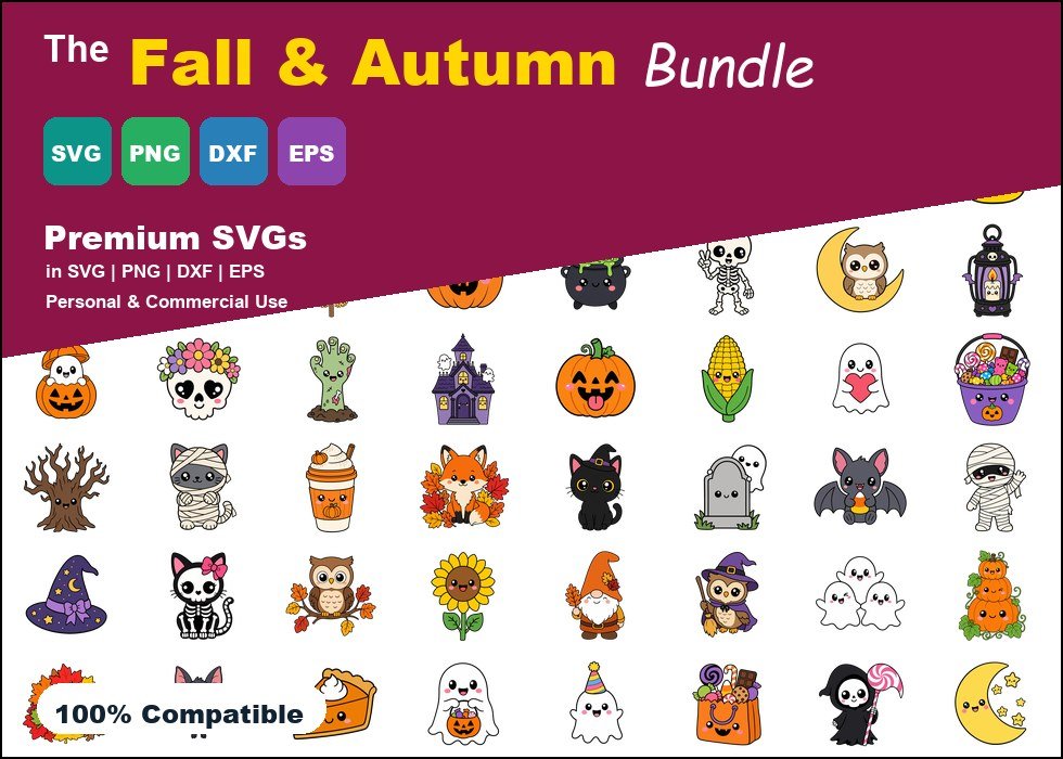 Cutie SVG bundle preview