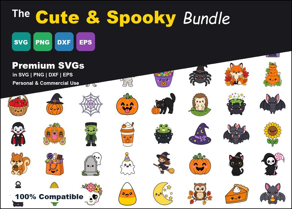 Cutie SVG bundle preview